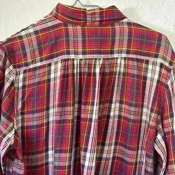 Denim & Supply Ralph Lauren plaid button front shirt with pockets - Picture 7 of 7